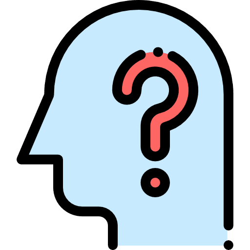 Thinking people communications head outline icon