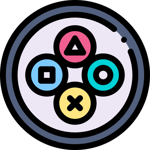 Gamepad videogame buttons shapes and symbols icon Gamepad videogame buttons shapes and symbols icon