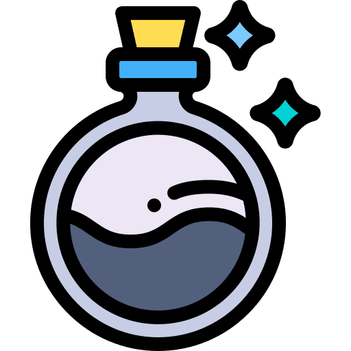 Magic potion antidote witchcraft drink icon