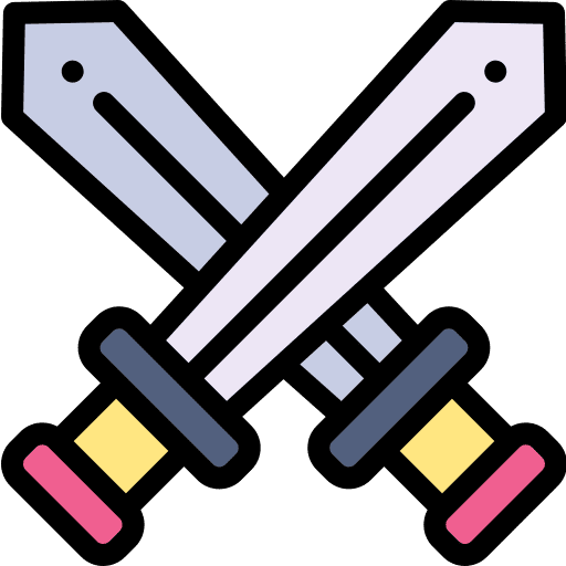 Swords fight antique miscellaneous icon Swords fight antique miscellaneous icon