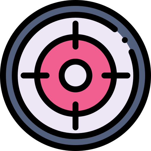Target game aim weapons icon Target game aim weapons icon
