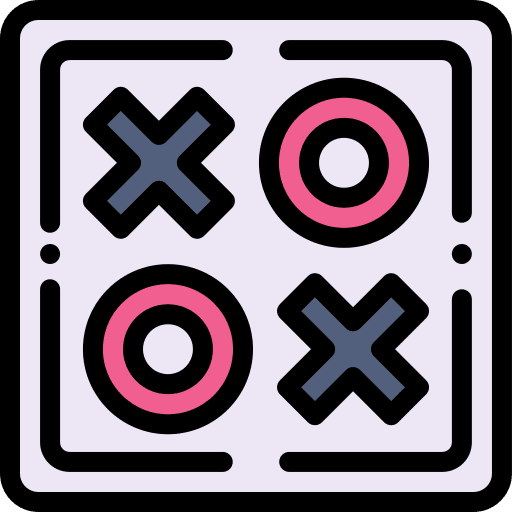 Tic tac toe entertainment gaming hobbies and free time icon