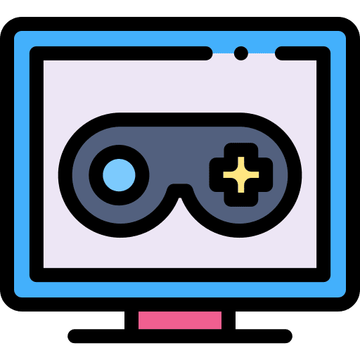 Video game monitor electronics videogame icon Video game monitor electronics videogame icon