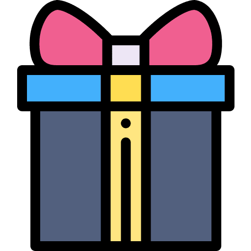 Gift present birthday and party birthday icon Gift present birthday and party birthday icon