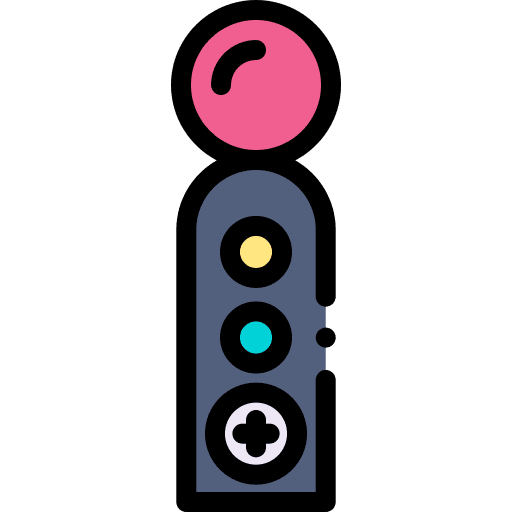 Joystick gamer controler electronic icon Joystick gamer controler electronic icon