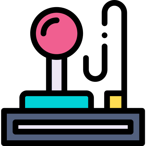 Joystick technology video game electronic icon Joystick technology video game electronic icon