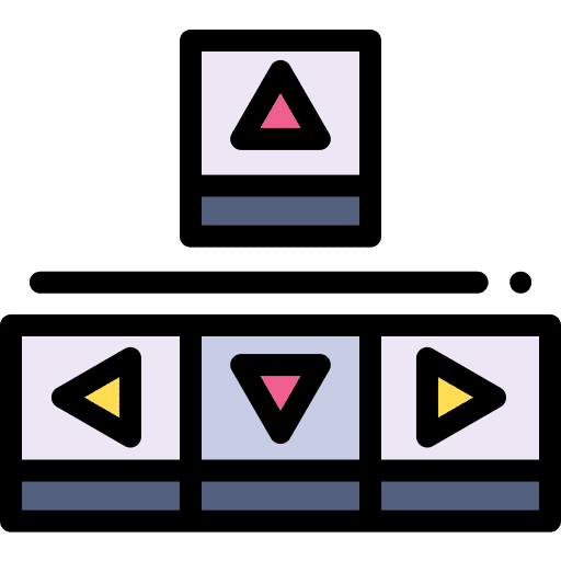 Keys controls left arrow ui icon Keys controls left arrow ui icon