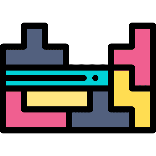 Tetris rectangles tetris gaming icon Tetris rectangles tetris gaming icon