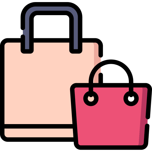 Shopping bag retail shop commerce icon Shopping bag retail shop commerce icon