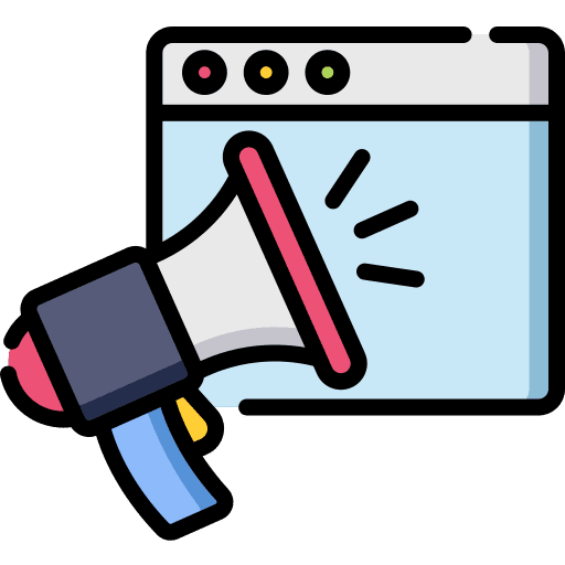 Advertising bullhorn megaphone loud icon Advertising bullhorn megaphone loud icon