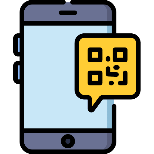 Qr code scan smartphone qr code icon Qr code scan smartphone qr code icon