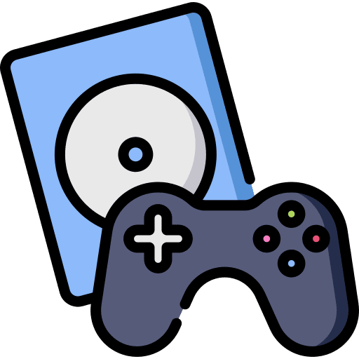 Games video game gaming joystick icon Games video game gaming joystick icon