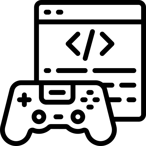 Coding coding video game gaming icon