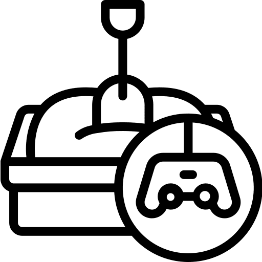 Sandbox beach kid and baby gaming icon