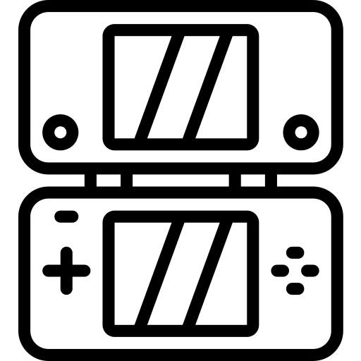 Game console technology device multimedia icon