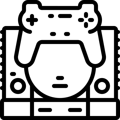 Game console technology electronic gaming icon