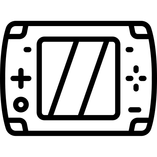 Game console technology game console device icon