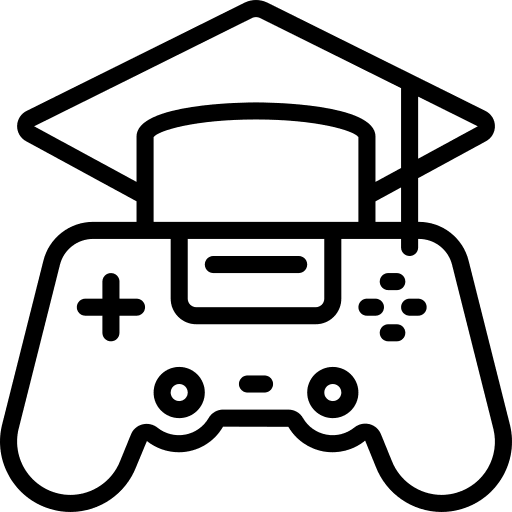 Gamepad education electronic multimedia icon