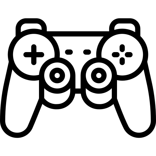 Gamepad gamer electronic multimedia icon