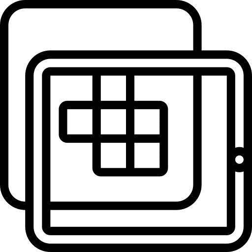 Ipad electronic touch screen technology icon