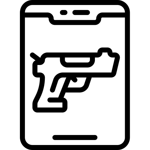 Shooting game shooting game weapon video game icon