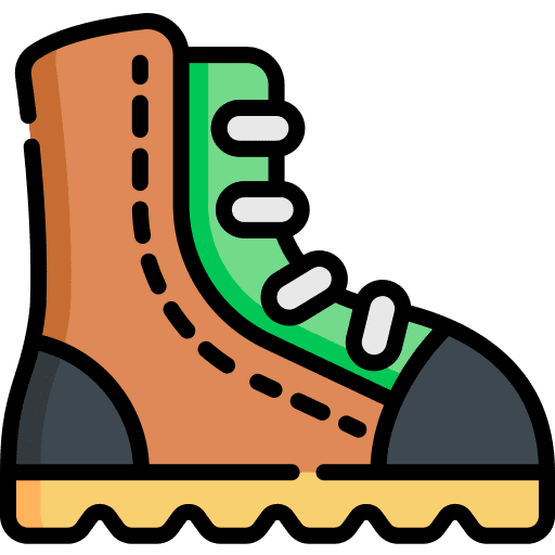 Boots mountain boots footwear icon