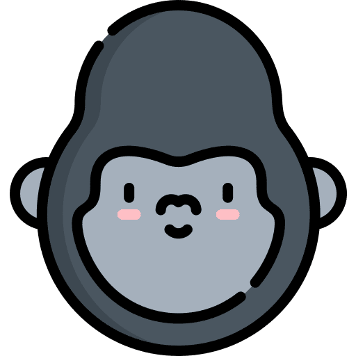 Gorilla animal kingdom zoo gorilla icon