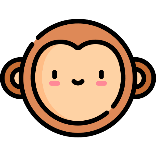 Monkey nature monkey animal icon