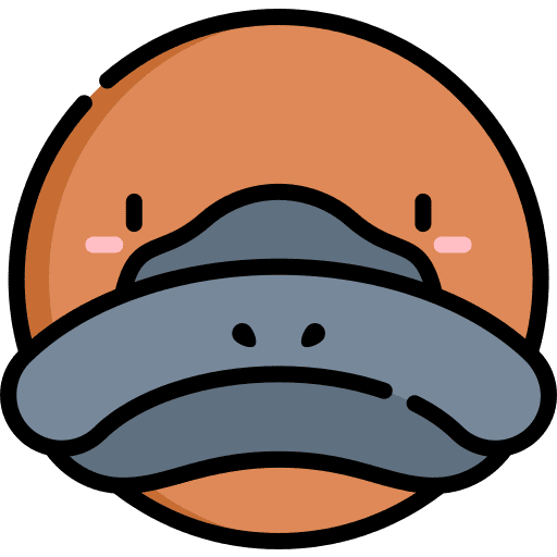 Platypus platypus nature animal icon