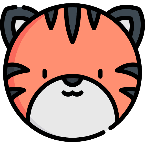 Tiger wildlife asia wild icon