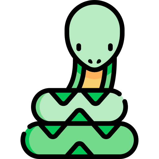 Snake animal kingdom zoo wild life icon