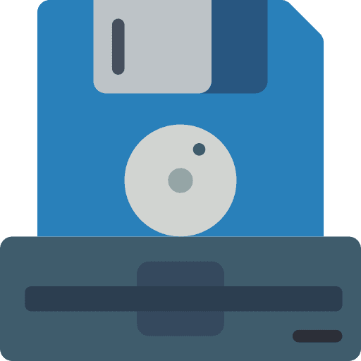 Floppy disk diskette computer memory icon