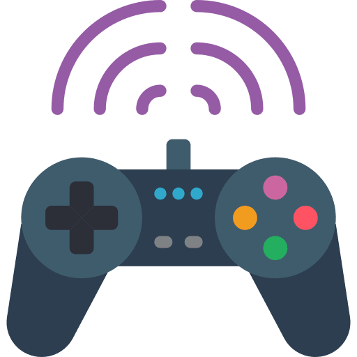 Game controller wireless smart gaming icon