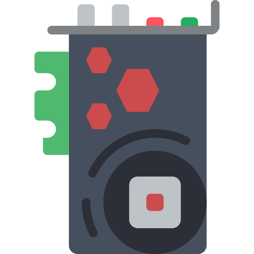 Sound card electronics technology device icon