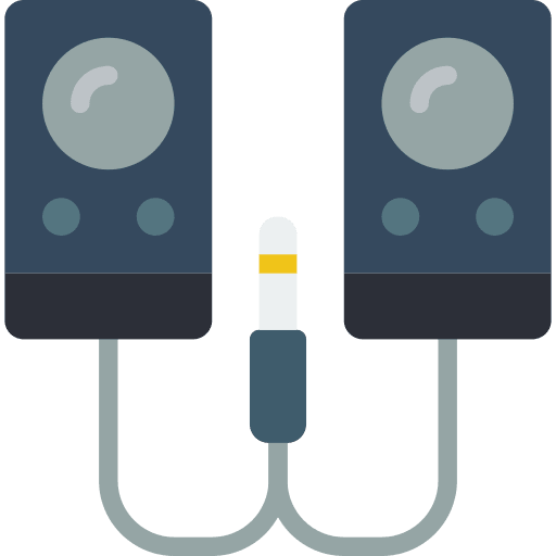 Speakers sound subwoofer electronics icon