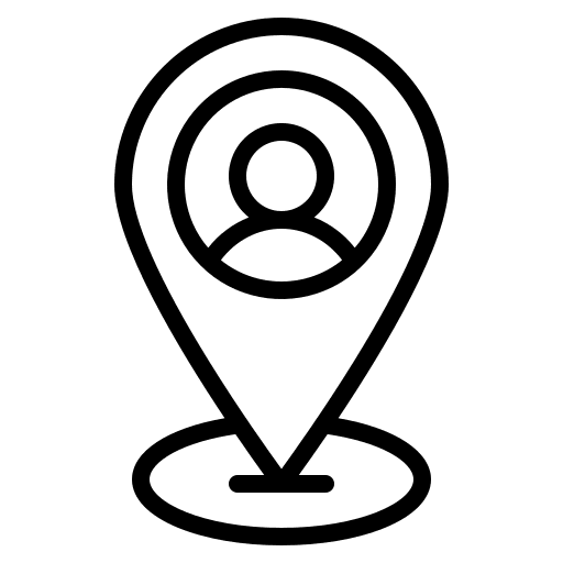 Location user interface account icon