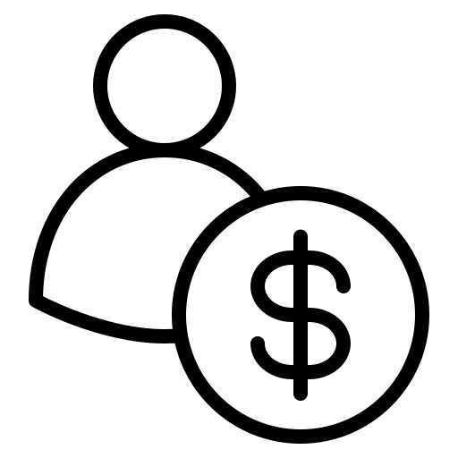 Money personal account profile icon