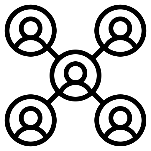 Social network profile social network sociology icon