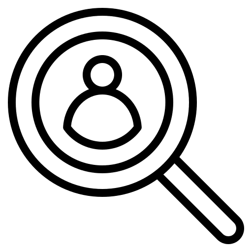 Search interface user avatar icon Search interface user avatar icon