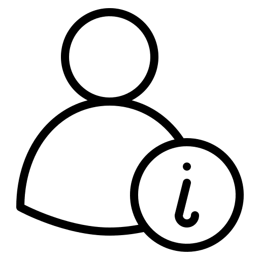 User person information user icon User person information user icon