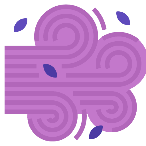 Air fortune shapes and symbols element icon