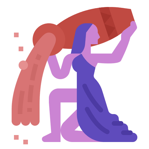 Aquarium astrology esoteric zodiac icon