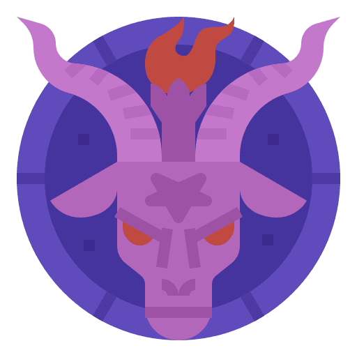 Baphomet pentagram pentangle star pentagon icon