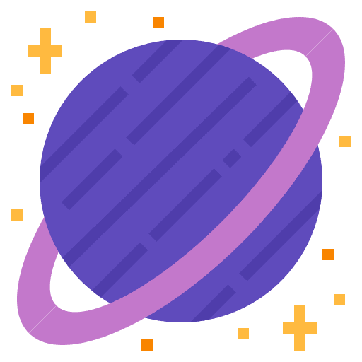 Saturn science saturn nature icon