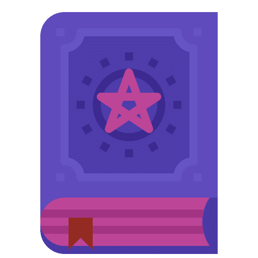 Spellbook mystery mystical spellbook icon