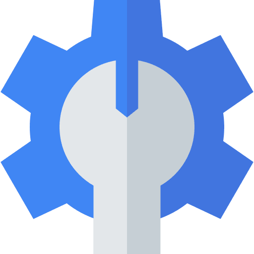 Wrench gear wrench spare part icon