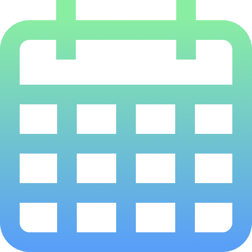 Calendar ios time schedule icon