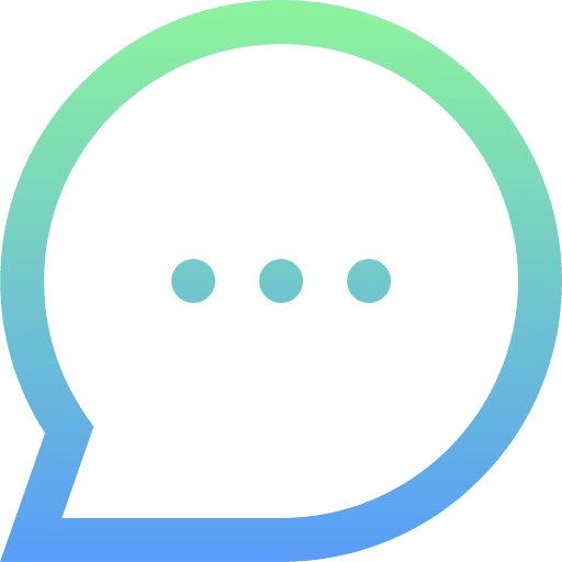 Speech bubble ios14 message chat icon