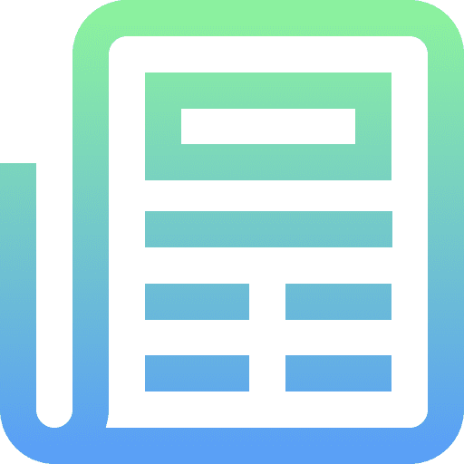 News ios communications newspaper icon