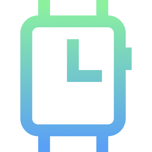 Smartwatch app ios14 clock technology icon